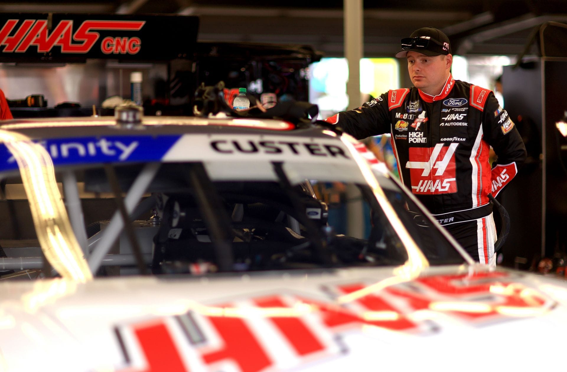 Cole Custer (00 Haas Automation Ford) au Daytona International Speedway. Source : Getty