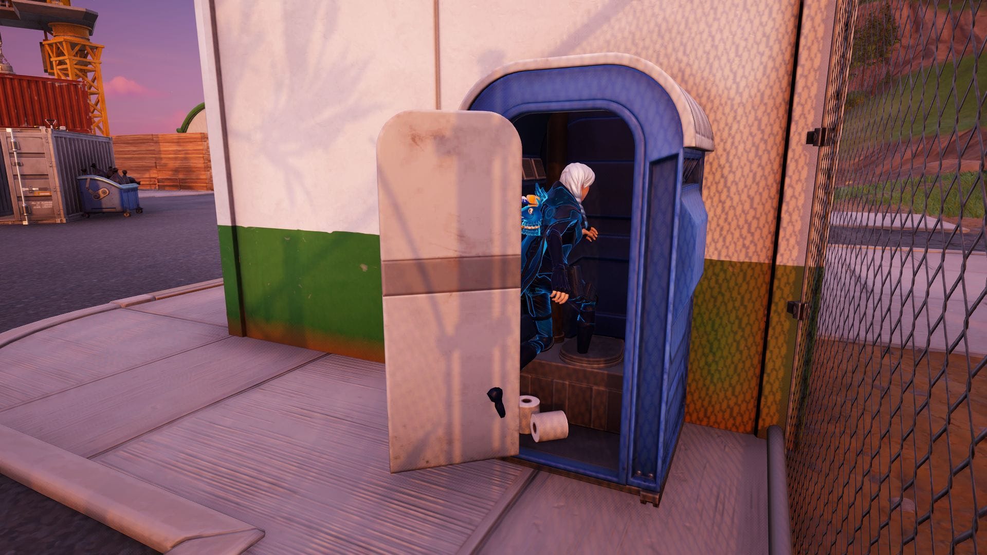 Hop into the Flusher! (Image via Epic Games)
