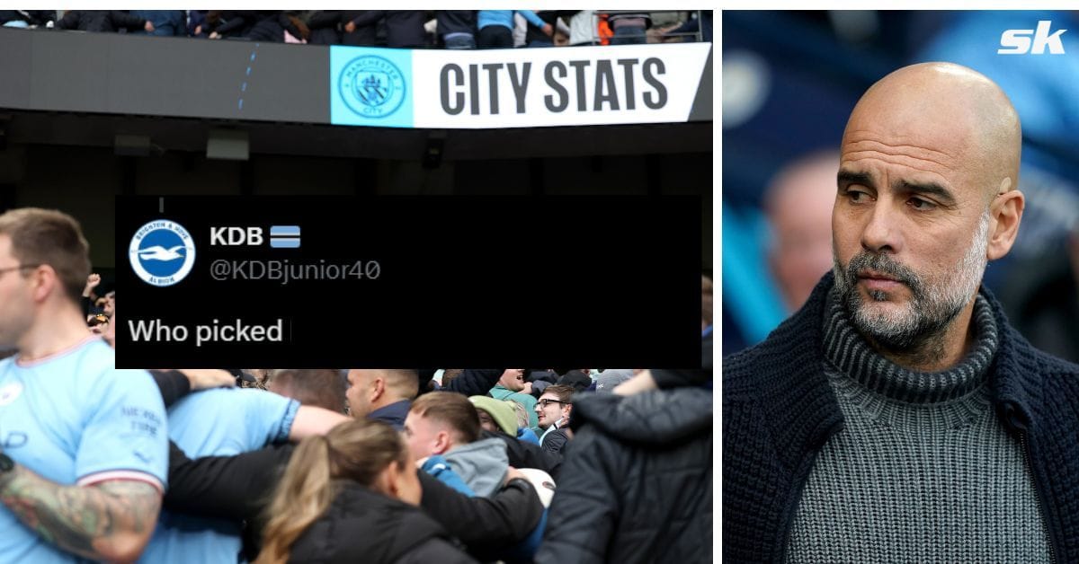 "Should carry the loss on their heads", "Been a disgrace" - Fans slam Manchester City trio after 1-1 Brighton draw