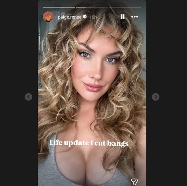 Paige Spiranac debuts new hairdo in &lsquo;life update&rsquo; post/@_paige.renee