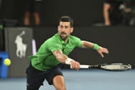 Novak Djokovic at the Australian Open 2026. (Photo: Getty)