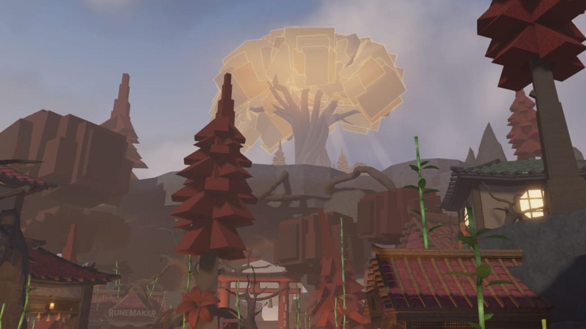A glimpse of the Hongzakura Islands (image from Forge/Discord)