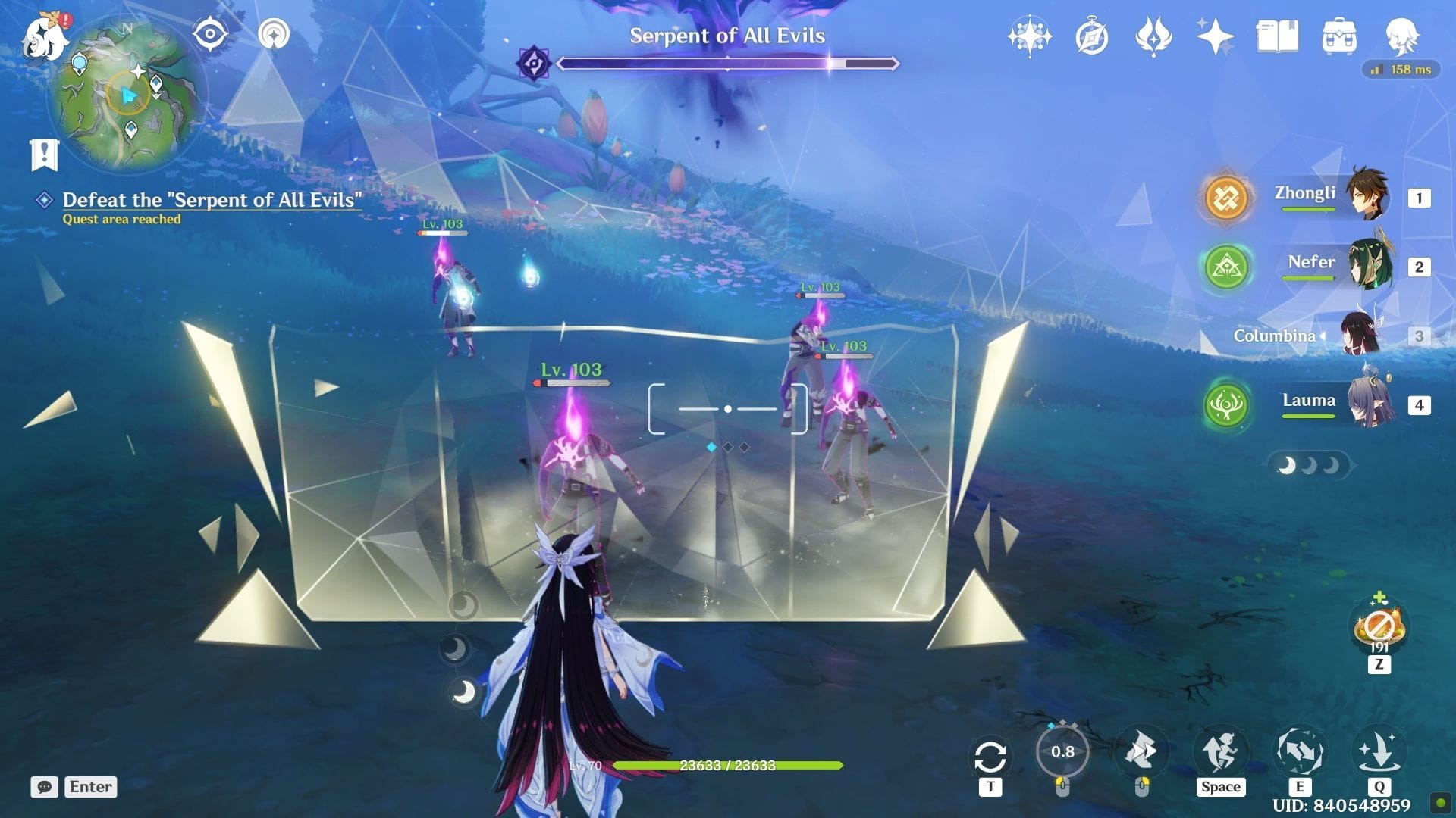 Destroy the riftlines (Image via HoYoverse)