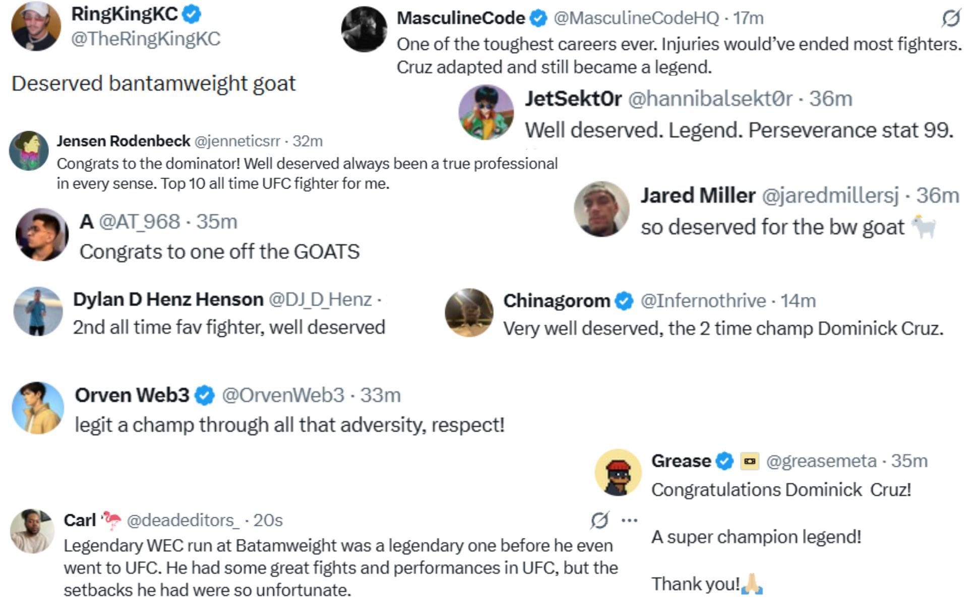 Screenshots courtesy: @ufc on X