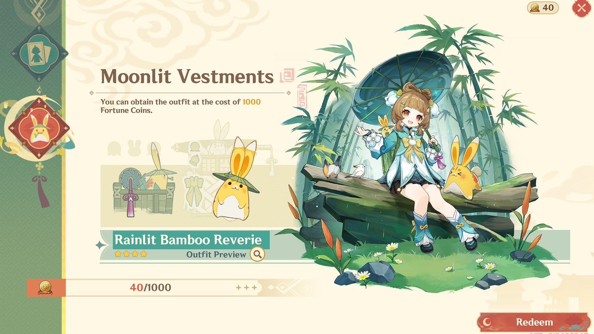 Yaoyao's skin is available for free in Genshin Impact Luna IV (Image via Sportskeeda Gaming/HoYoverse)