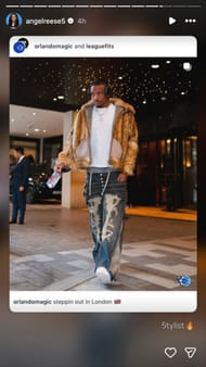 Reese posted Carter's pre-game outfit on her Instagram stories.