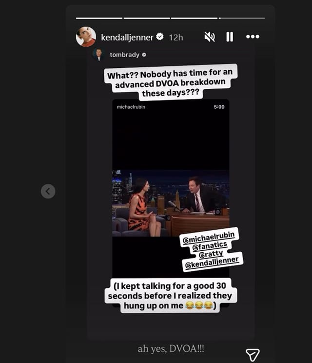 Kendall Jenner drops 3-word message to Tom Brady complaining about being hung up on 