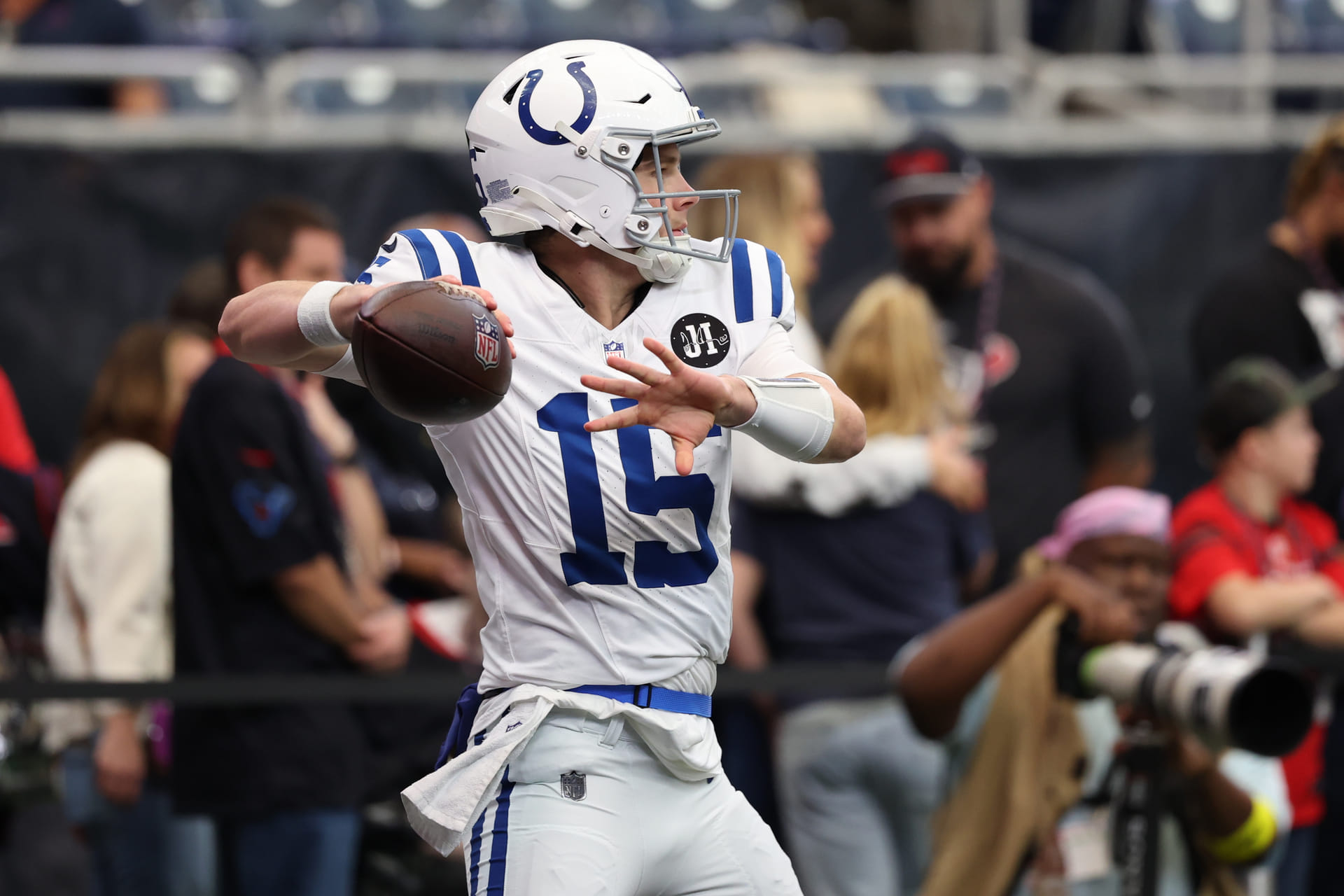 NFL: Indianapolis Colts QB Riley Leonard – Source: Imagn