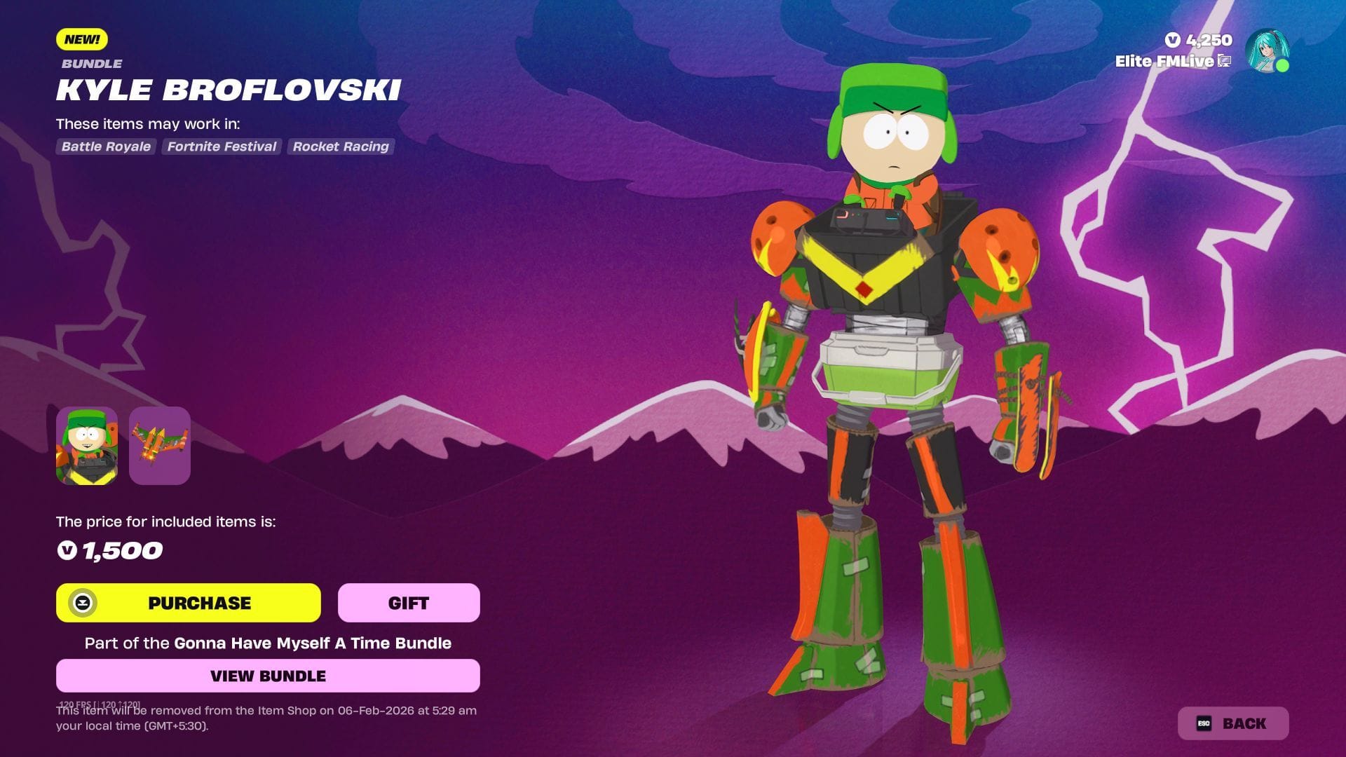 All Fortnite South Park skins