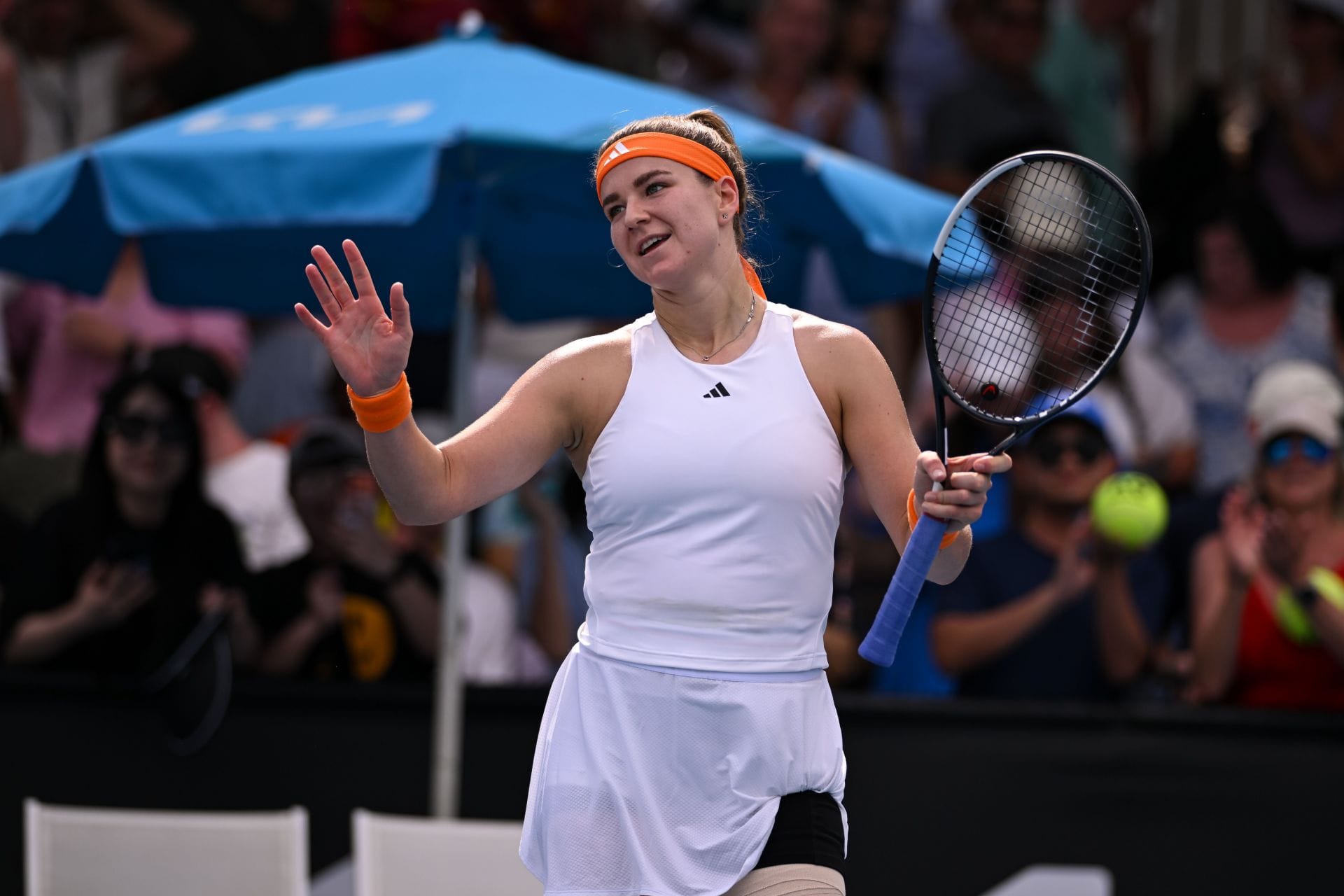 Parks scored her first main draw win of 2026 in the first round. (Source: Getty)