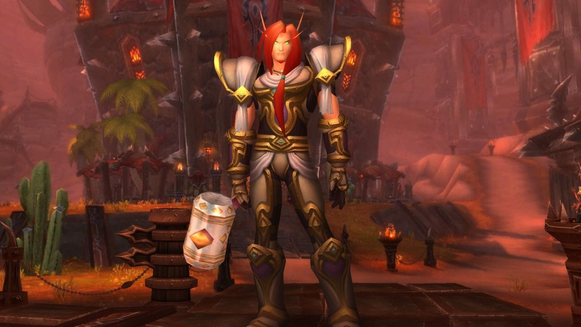 Sorry, the Burning Cruade pre-patch isn't out yet, so I'm using the MoP character creator (Image via Blizzard Entertainment)