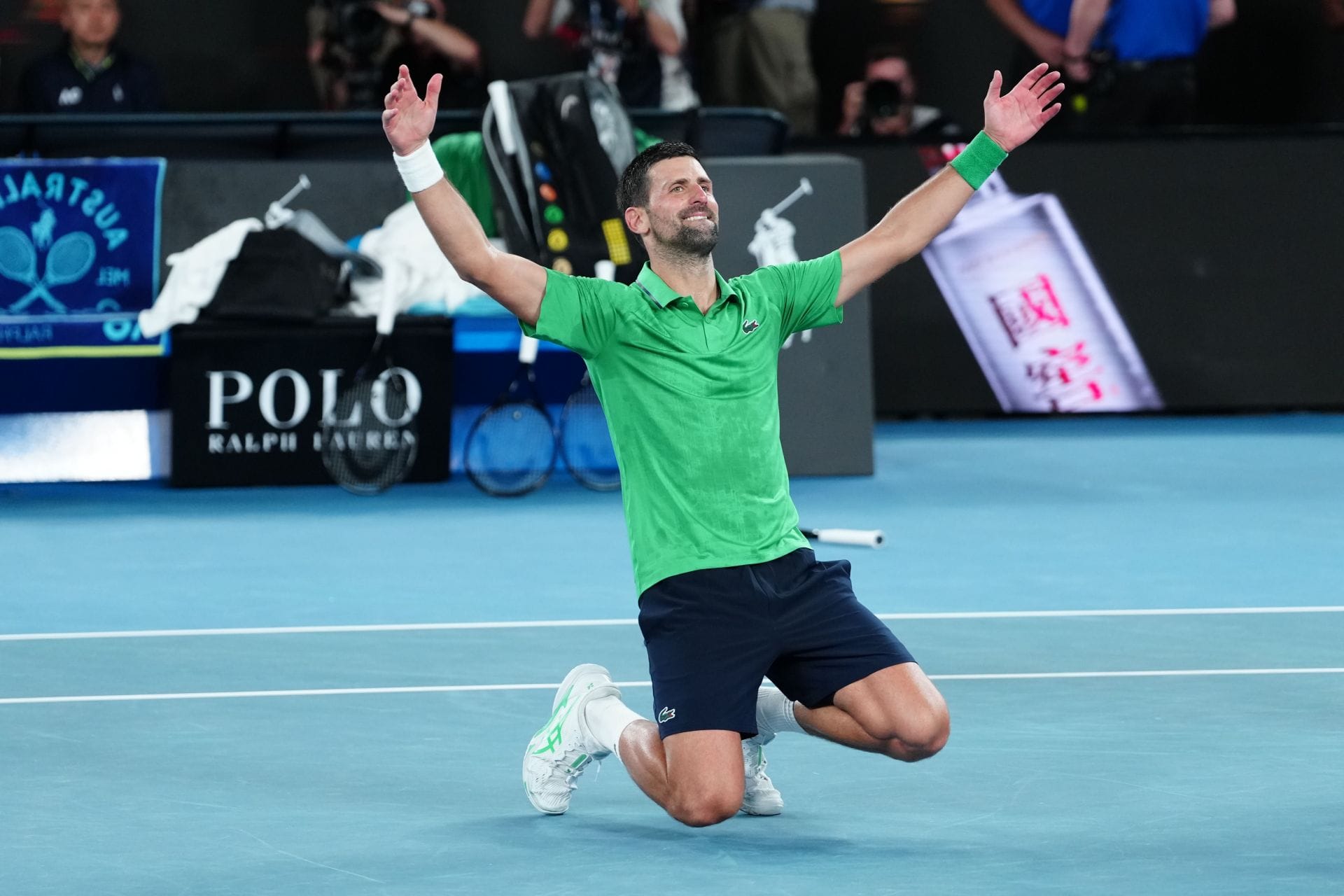 WATCH: Novak Djokovic puts his Christian faith first, says thanks to God in epic celebration after reaching Australian Open final