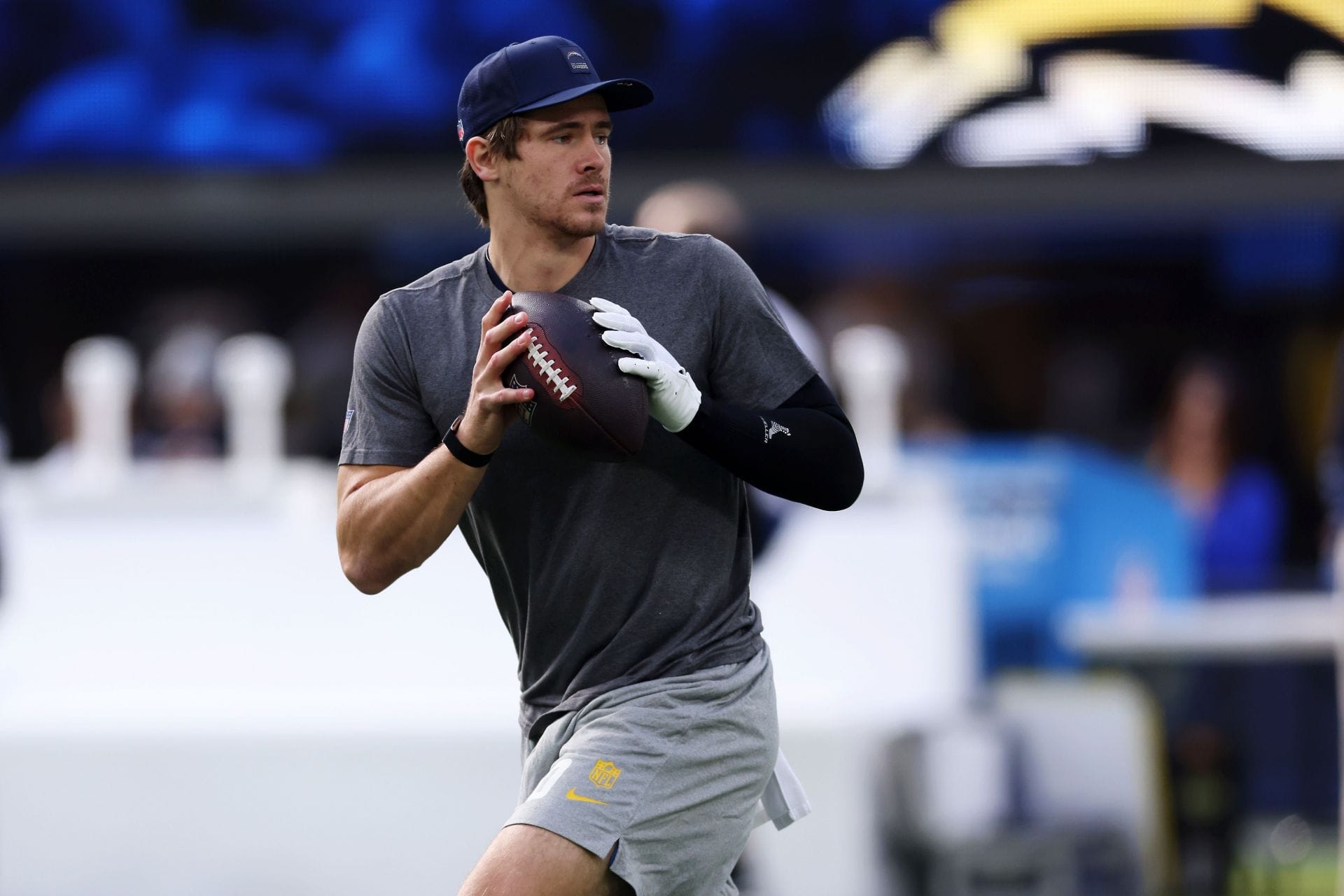 Quarterback Justin Herbert of the Los Angeles Chargers - Source: Getty