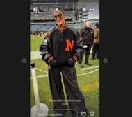 Manželka George Kittla Claire předvádí speciální suvenýr na play-off chvíli před tím, než 49ers TE roztrhl hrůzu Achilles vs. Eagles/@clairekittle