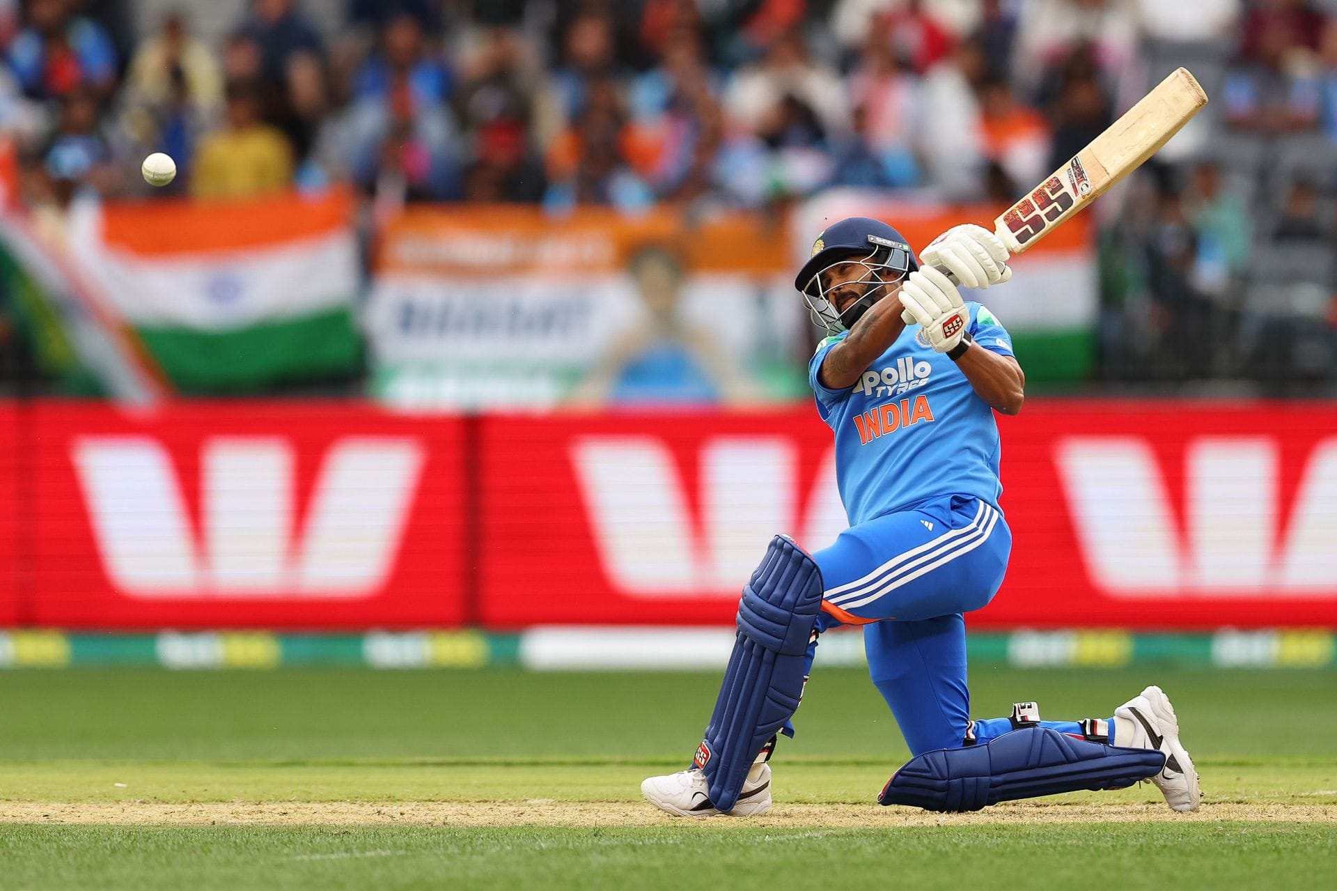 Nitish Kumar Reddy brings out Pushpa celebration after a monstrous six ...