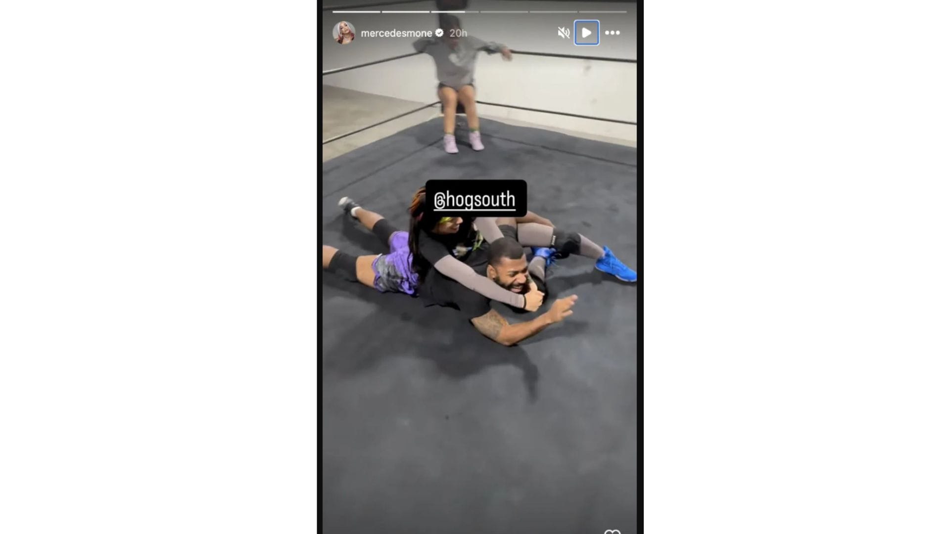 Mercedes Mone's message to Hiroshi Tanahashi (Source: hiroshi_tanahashi on IG)