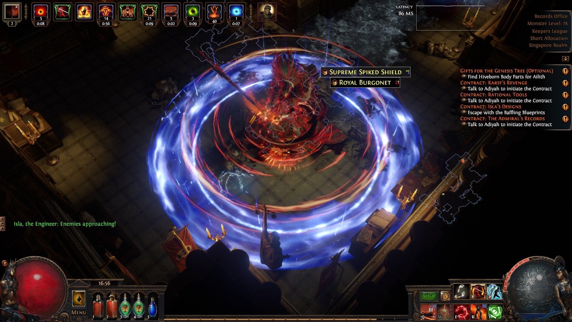 Cyclone is one of the best area clear skill (Image via GGG)