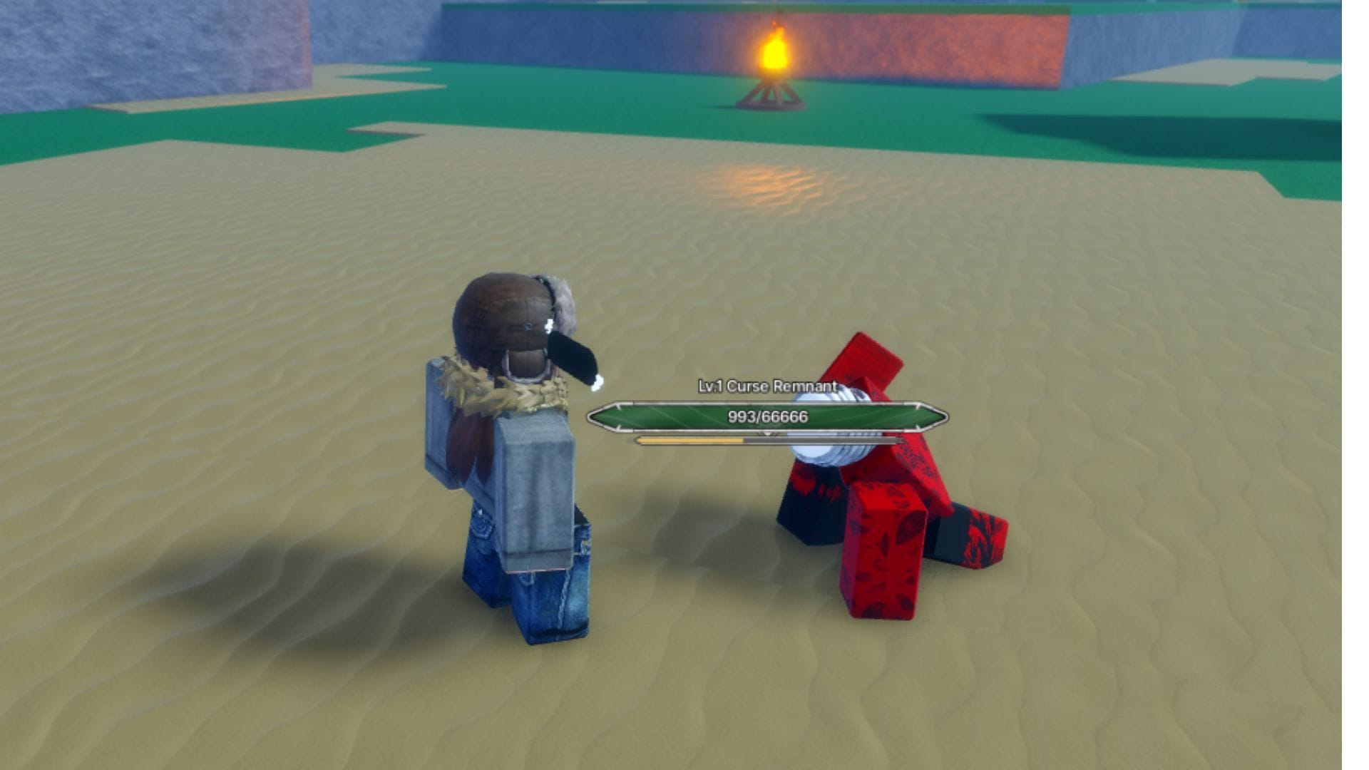 Curse Remnant NPC (Image via Roblox)