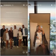 Zach Wilson's wife Nicolette pairs white slip silhouette with $6,900 Chanel bag for dinner date on New Year's Eve/@_nicolettewilson