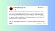 Anthony Armstrong provided an update about Rockstar Games reaching out regarding the playtest (Image via LinkedIn/Anthony Armstrong)
