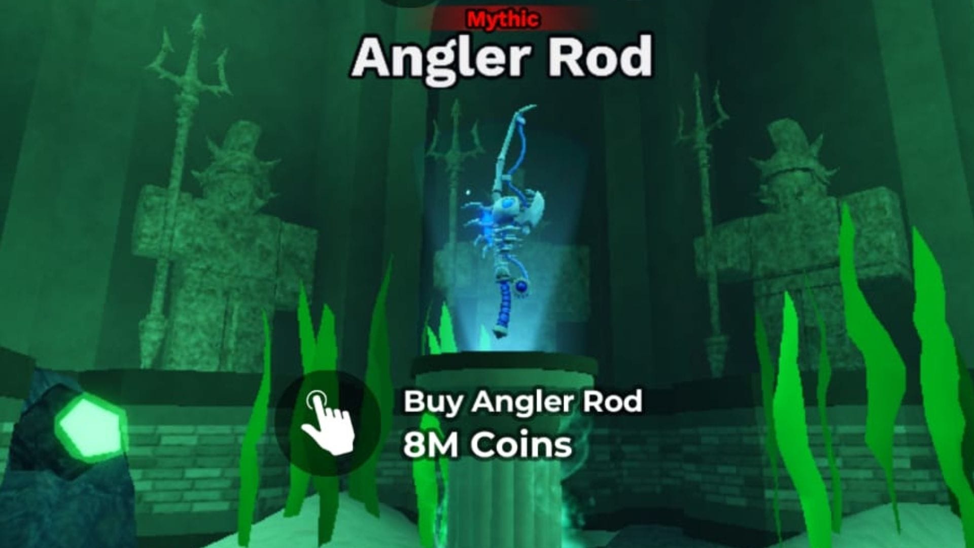 Rybársky prút (obrázok cez Roblox)