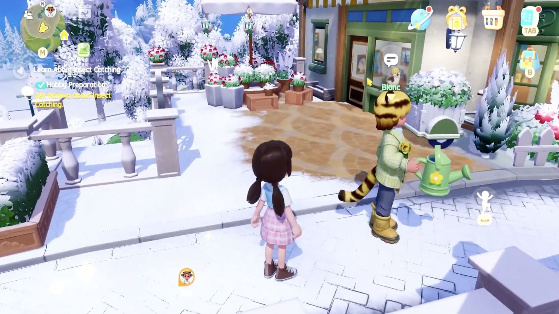 Blanc is the person you visit when you need seeds in Heartopia (Image via XD Inc. || YouTube/@EpicnessYT)