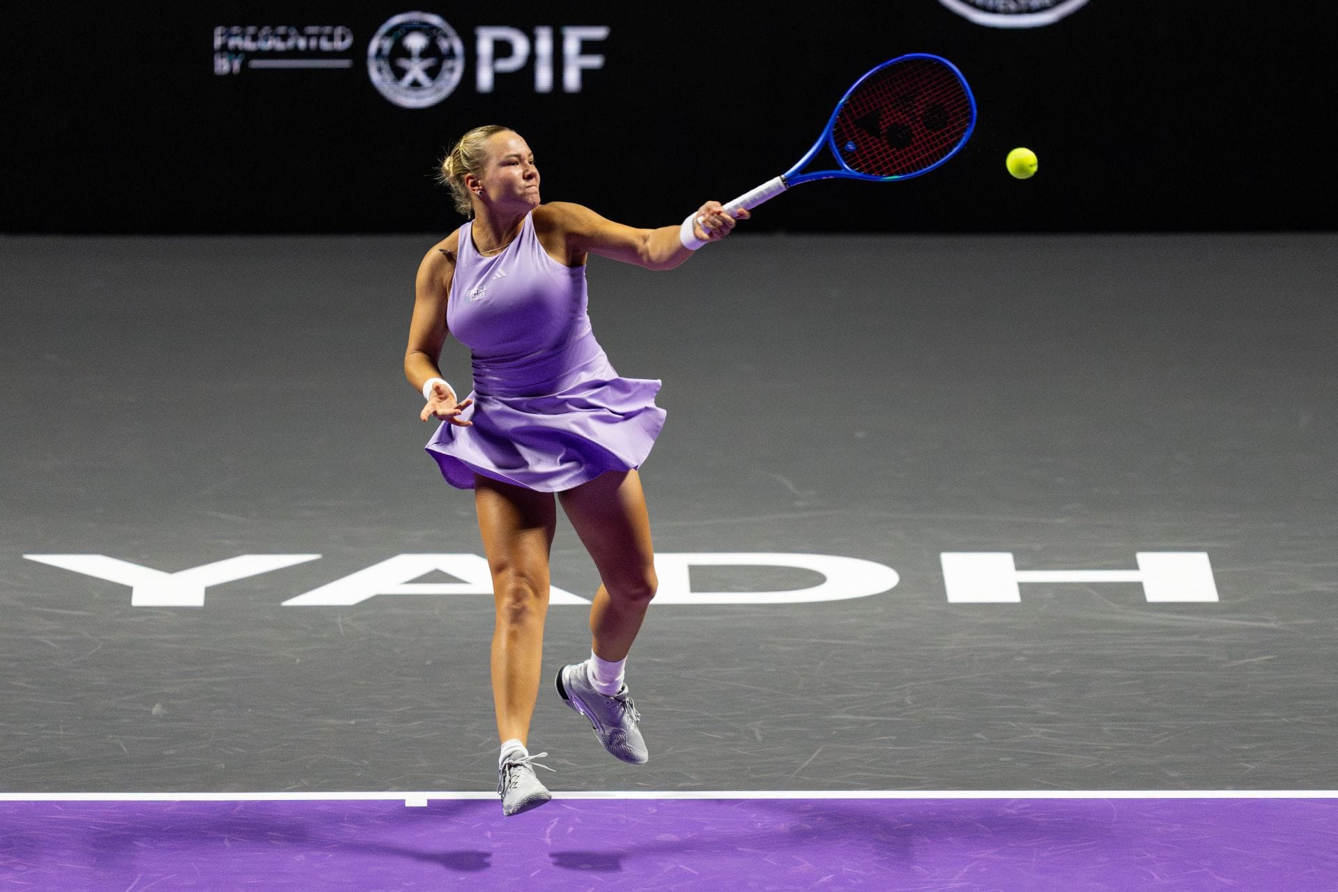 Shnaider na WTA Finals 2025 - Zdroj: Getty