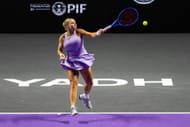 Shnaider at the WTA Finals 2025 - Source: Getty