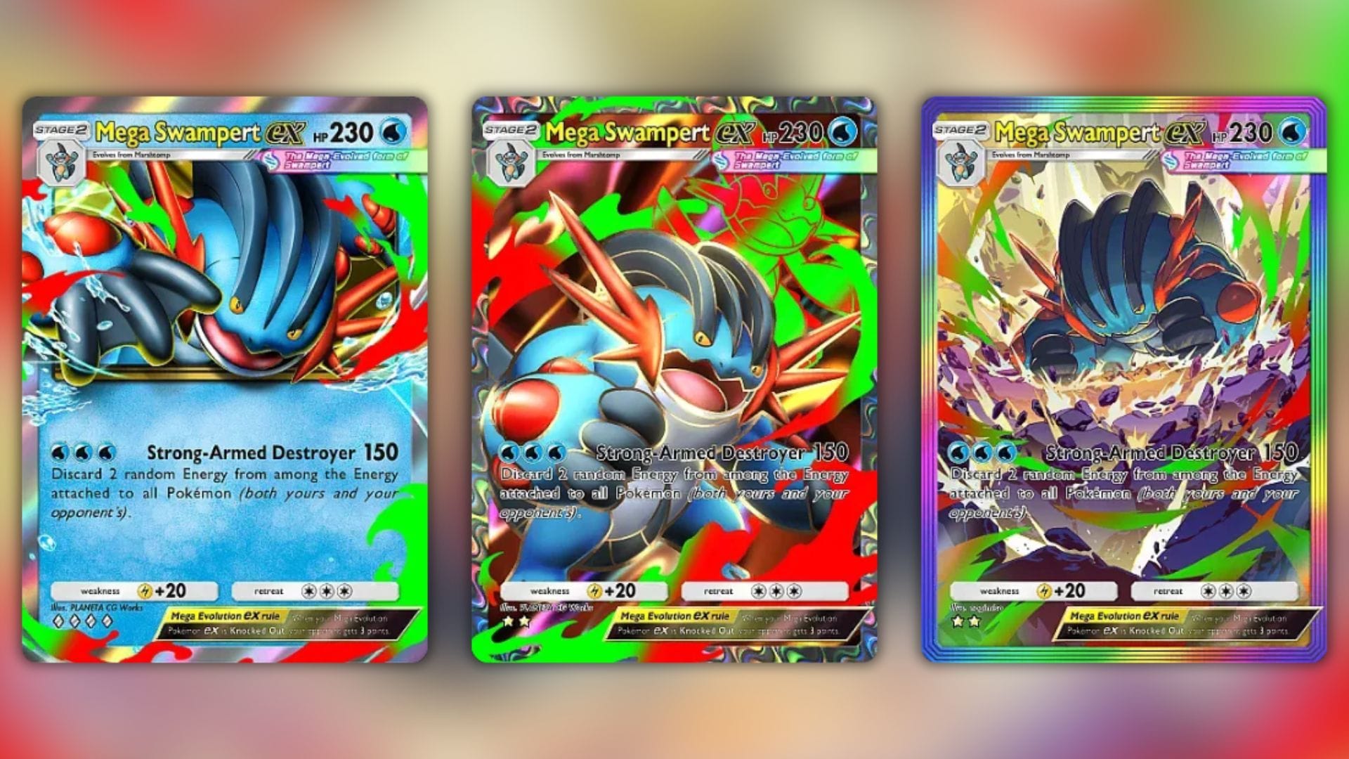 friends in galar pokemon card value Swampert - 35/160 Reverse Holo Rare