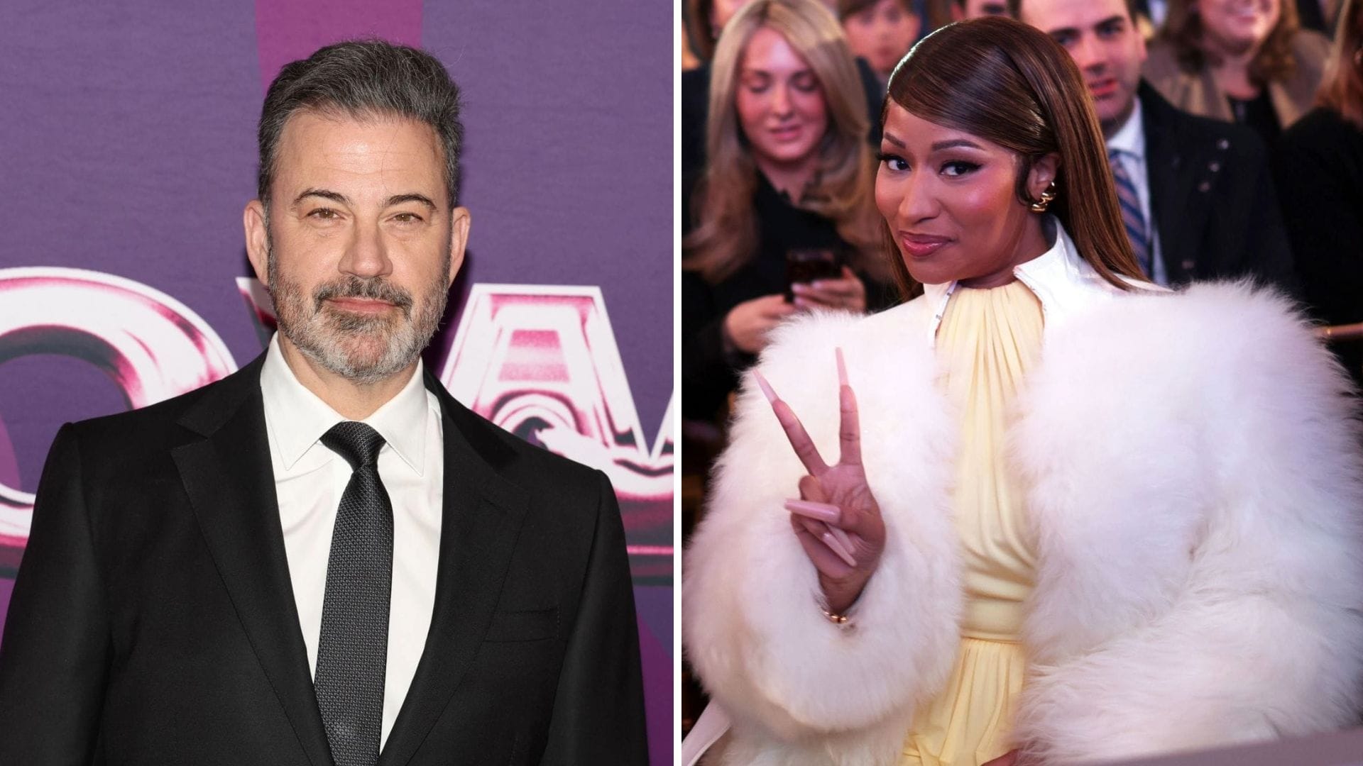 She kisses his big white a**"- Jimmy Kimmel takes swipes at Nicki Minaj  after she receives "free" Trump Gold Card
