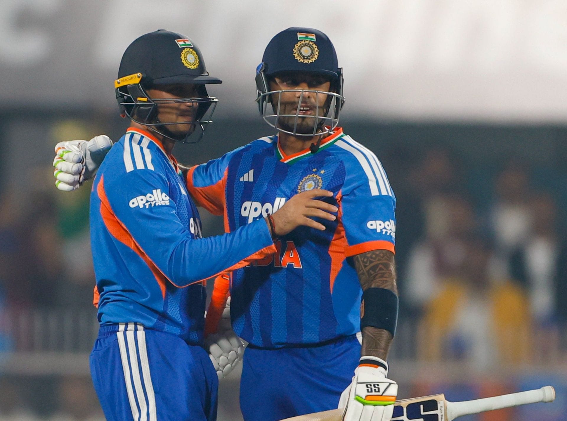 Abhishek Sharma and Suryakumar Yadav. (Credits: BCCI X)