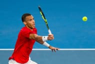 Felix Auger-Aliassime in action at the 2026 United Cup (Source: Getty)