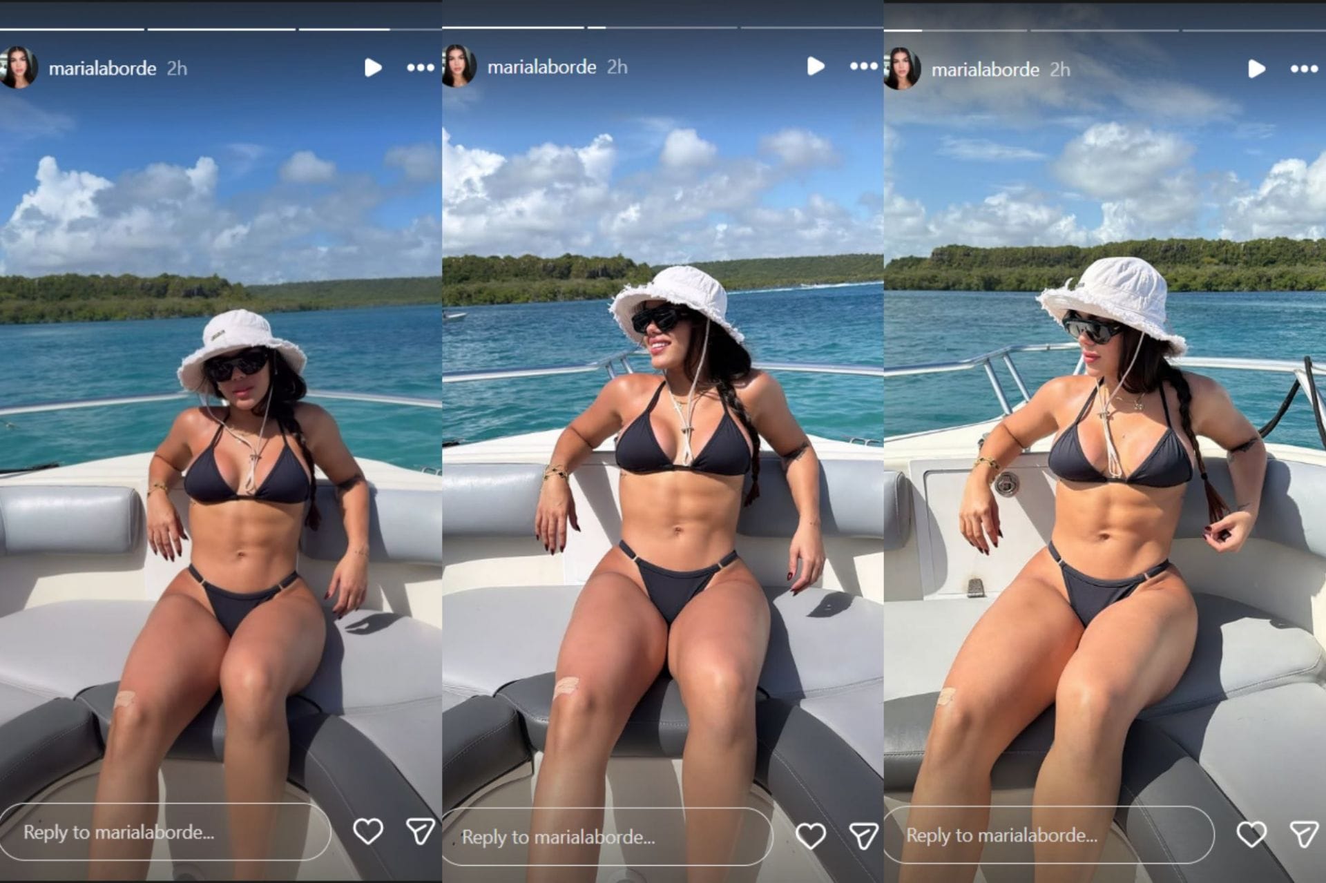 Príbehy manželky Ronalda Acunu Jr. Maria Laborde na Instagrame (Zdroj obrázka: Instagram/marialaborde)