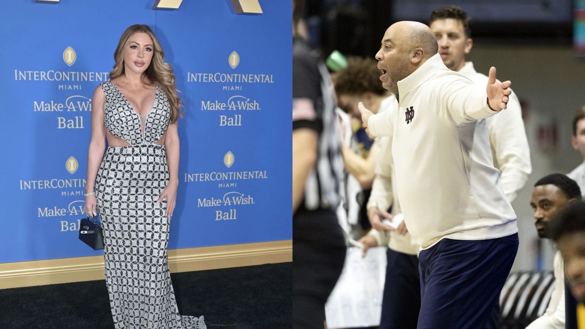 Larsa Pippen Reacts to Micah Shrewsberry&rsquo;s Meltdown as Cal Stuns Notre Dame in Chaotic Finish (Images via Getty and IMAGN)