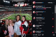 Screenshot of the Instagram post's comment section.