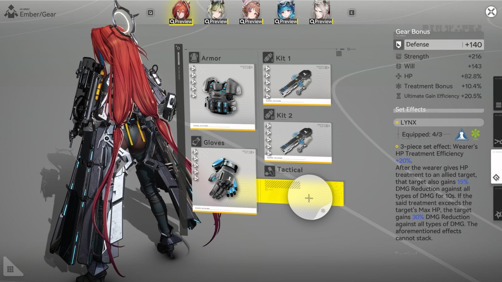 LYNX is the gear for Ember in Endfield (Image via Gryphline)