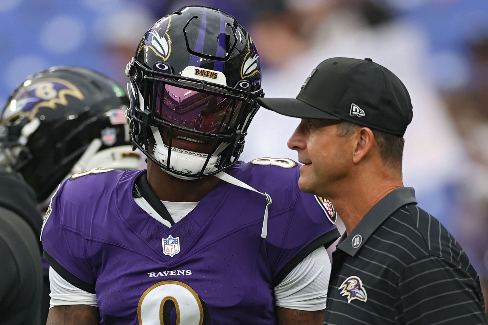 Lamar Jackson sets record straight on viral Baltimore Sun report of Ravens QB falling asleep during John Harbaugh's team meeting