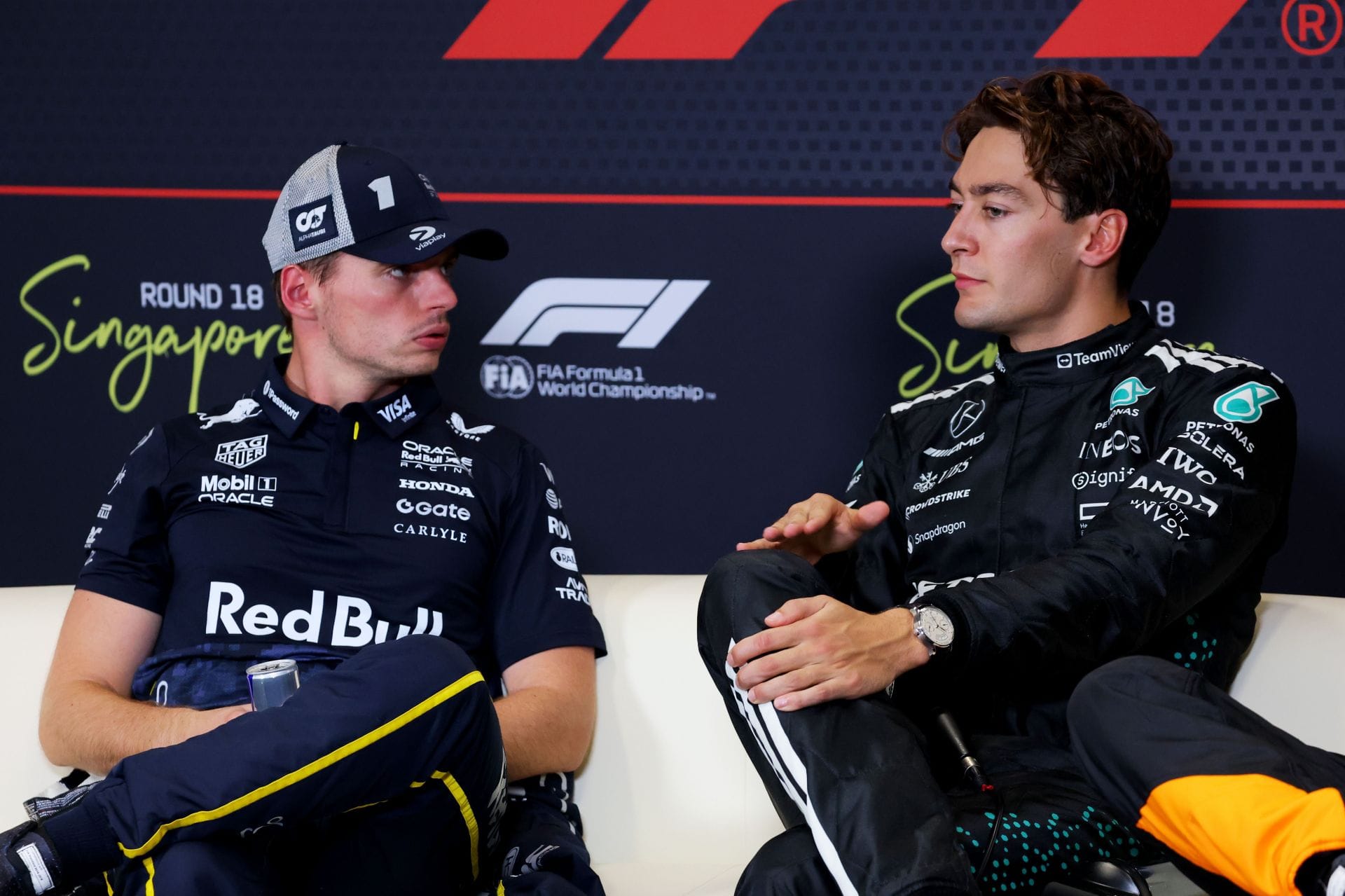George Russell opens up on threats over his seat as Toto Wolff flirted with Max Verstappen George Russell opens up on threats over his seat as Toto Wolff flirted with Max Verstappen