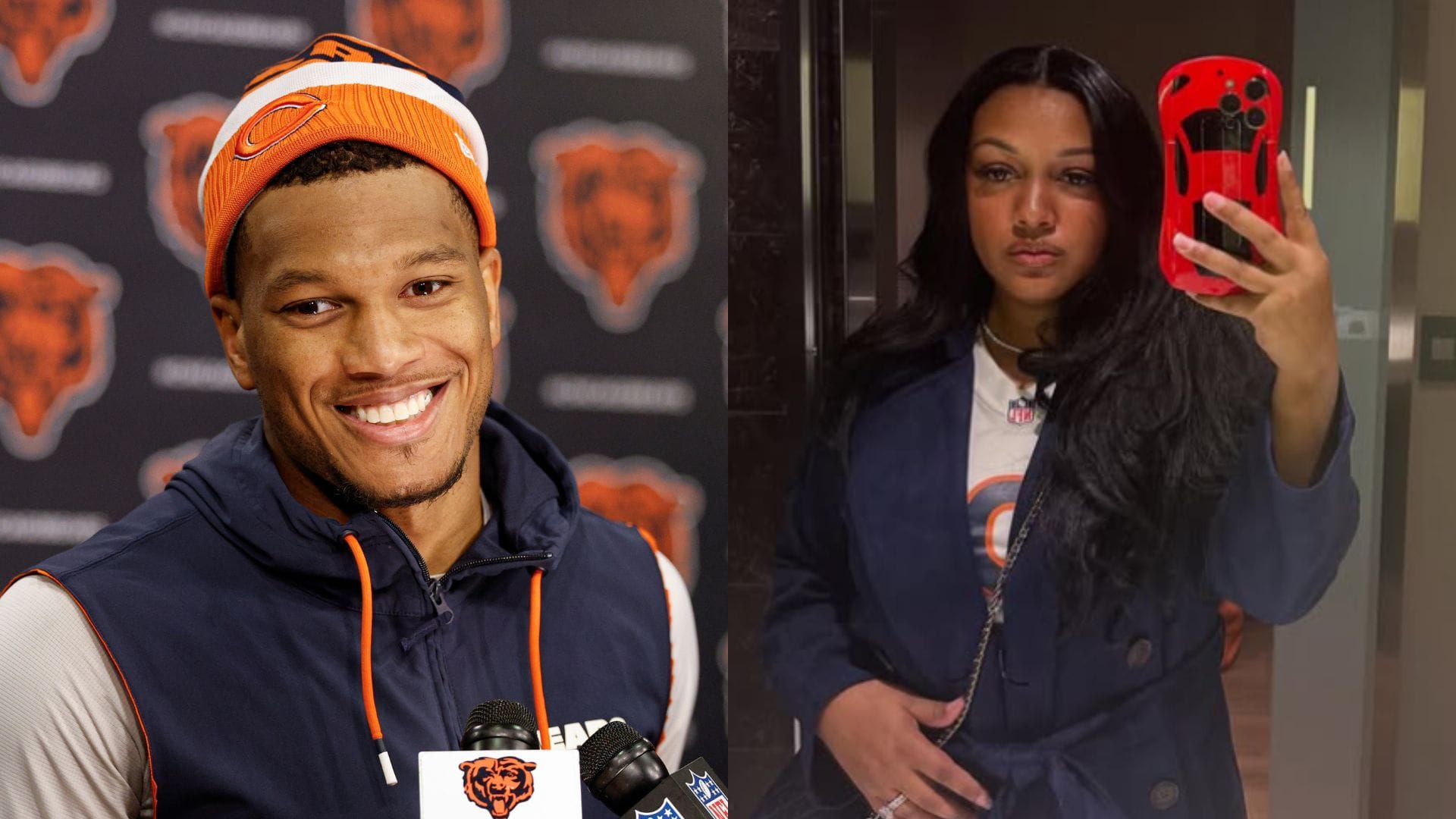 DJ Moore's wife Rae treats herself with luxurious shopping spree at Louis Vuitton ahead of Bears vs Rams playoff clash
