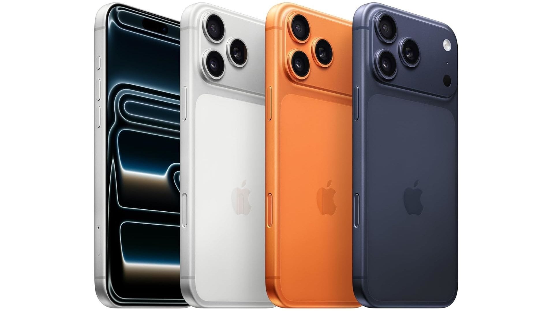 The different colors of the iPhone 17 Pro Max (Image via Apple)