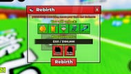 Rebirth 1 Requirements (Image via Roblox)