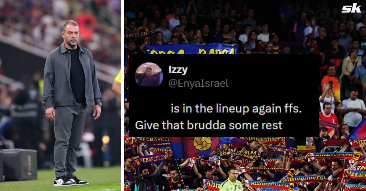"No business starting this game", "Why is he not resting?" - Fans question Flick's decision to start Barcelona star against Real Racing Club