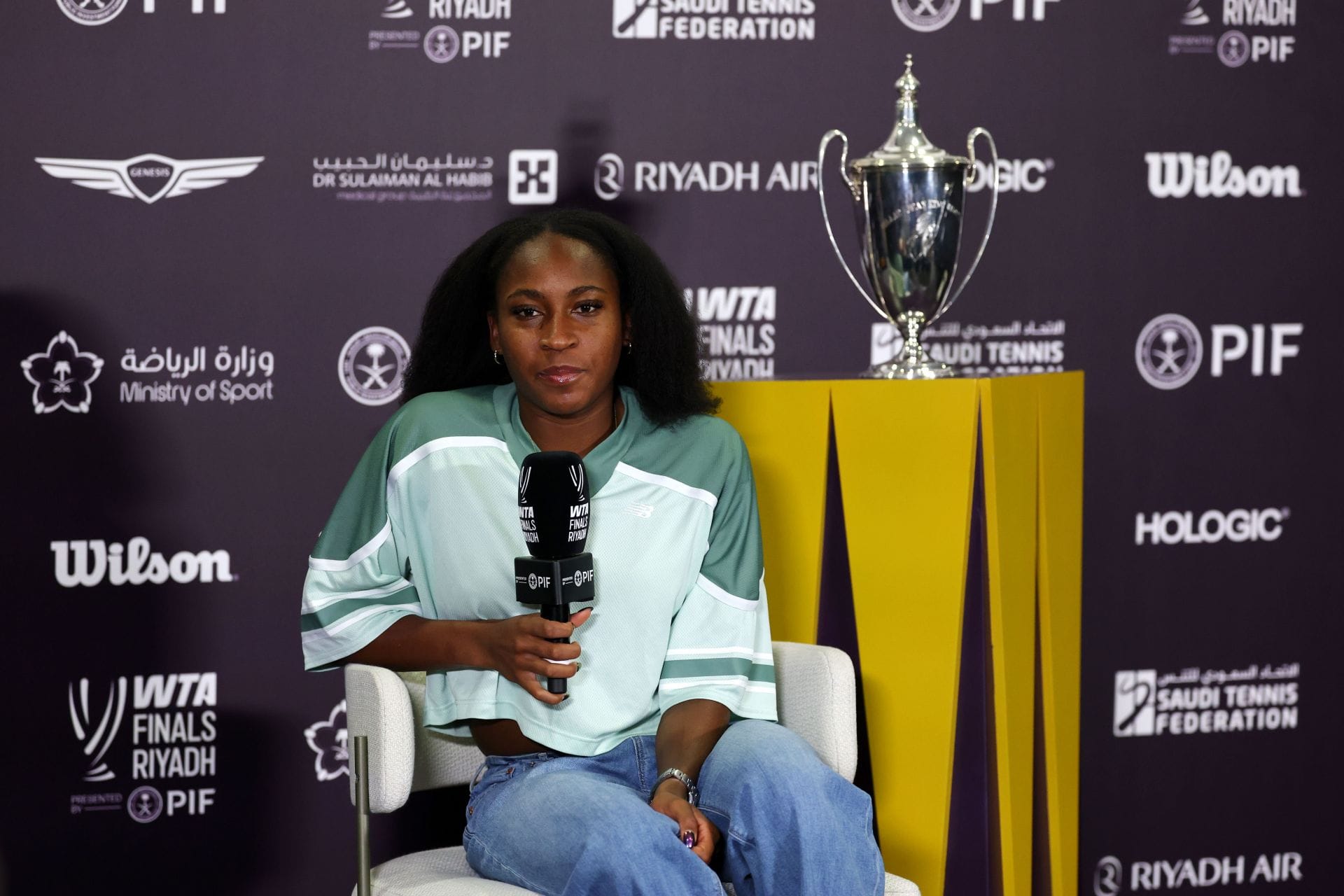 Gauff at the WTA Finals 2025 (Image Source: Getty)