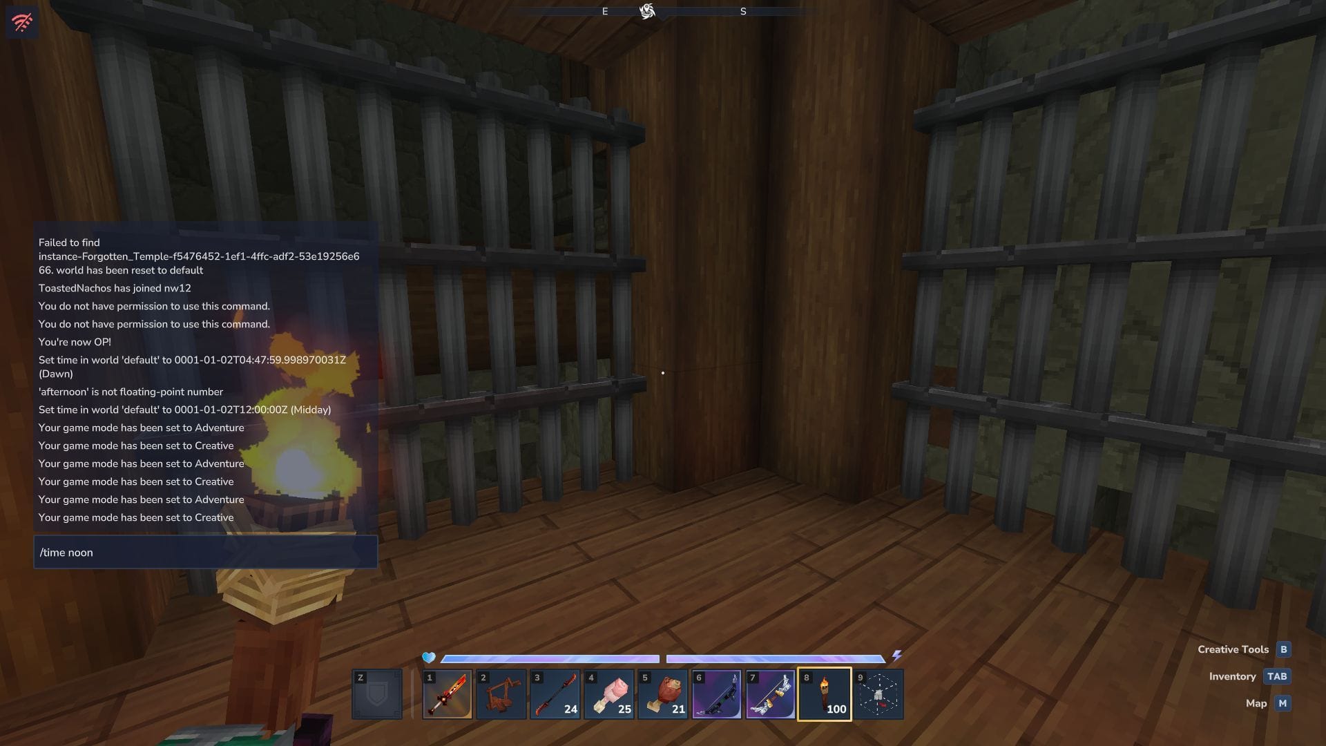 How to use commands in Hytale