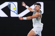 Ben Shelton in action at the 2026 Australian Open (Source: Getty)