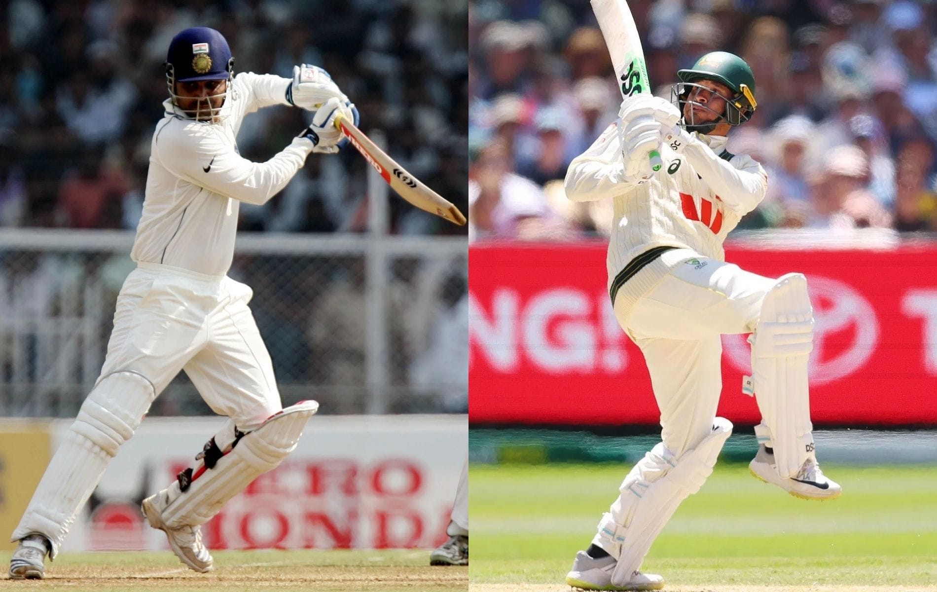 Virender Sehwag vs Usman Khawaja - comparing their stats after 87 Tests