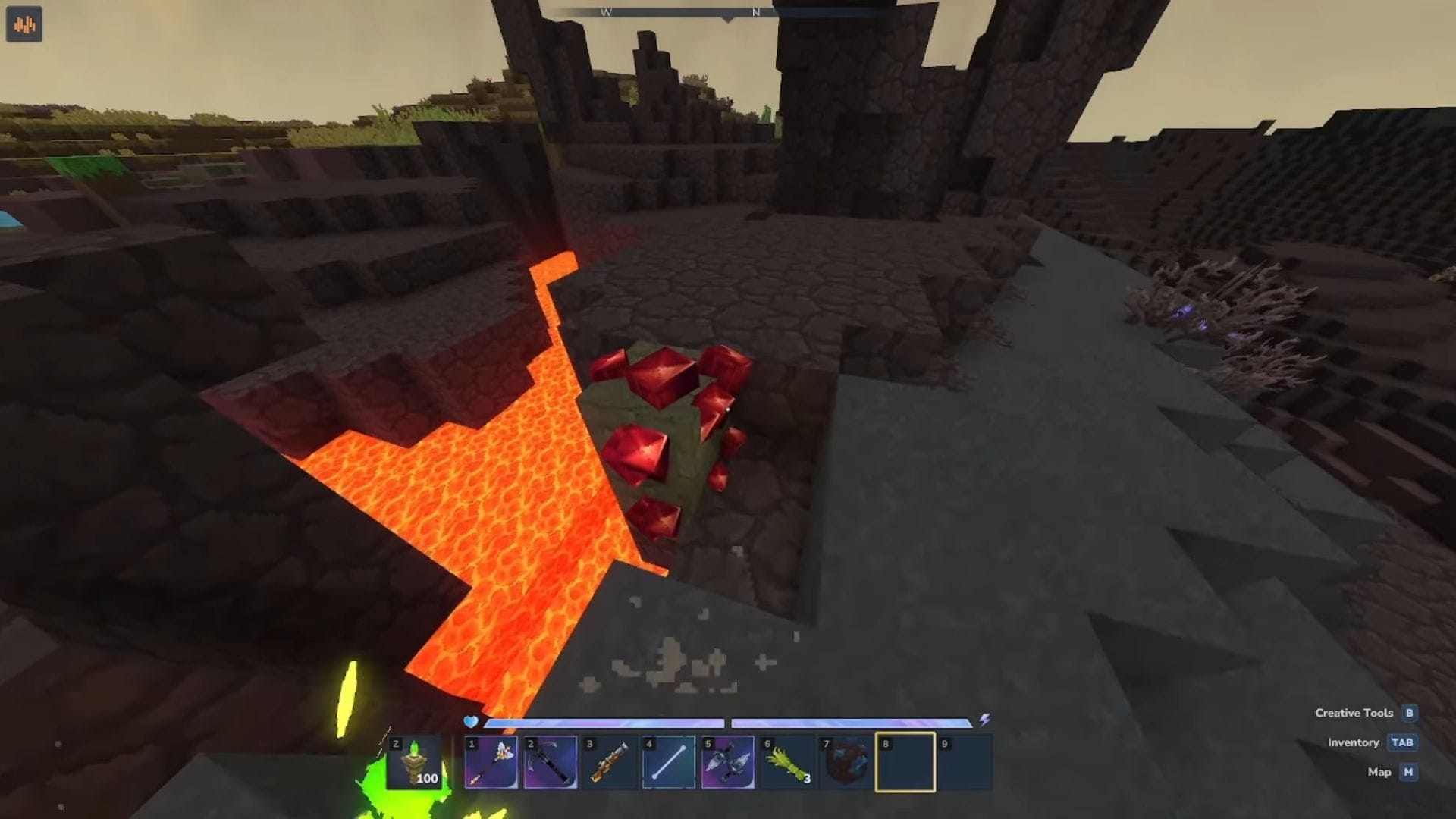 Mithril is one of the rarest of ores in Hytale (Image via Hypixel Studios || YouTube/@cringeiskey)