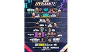 Match card for Wednesday Night Dynamite this week (Source: @AEW on X)