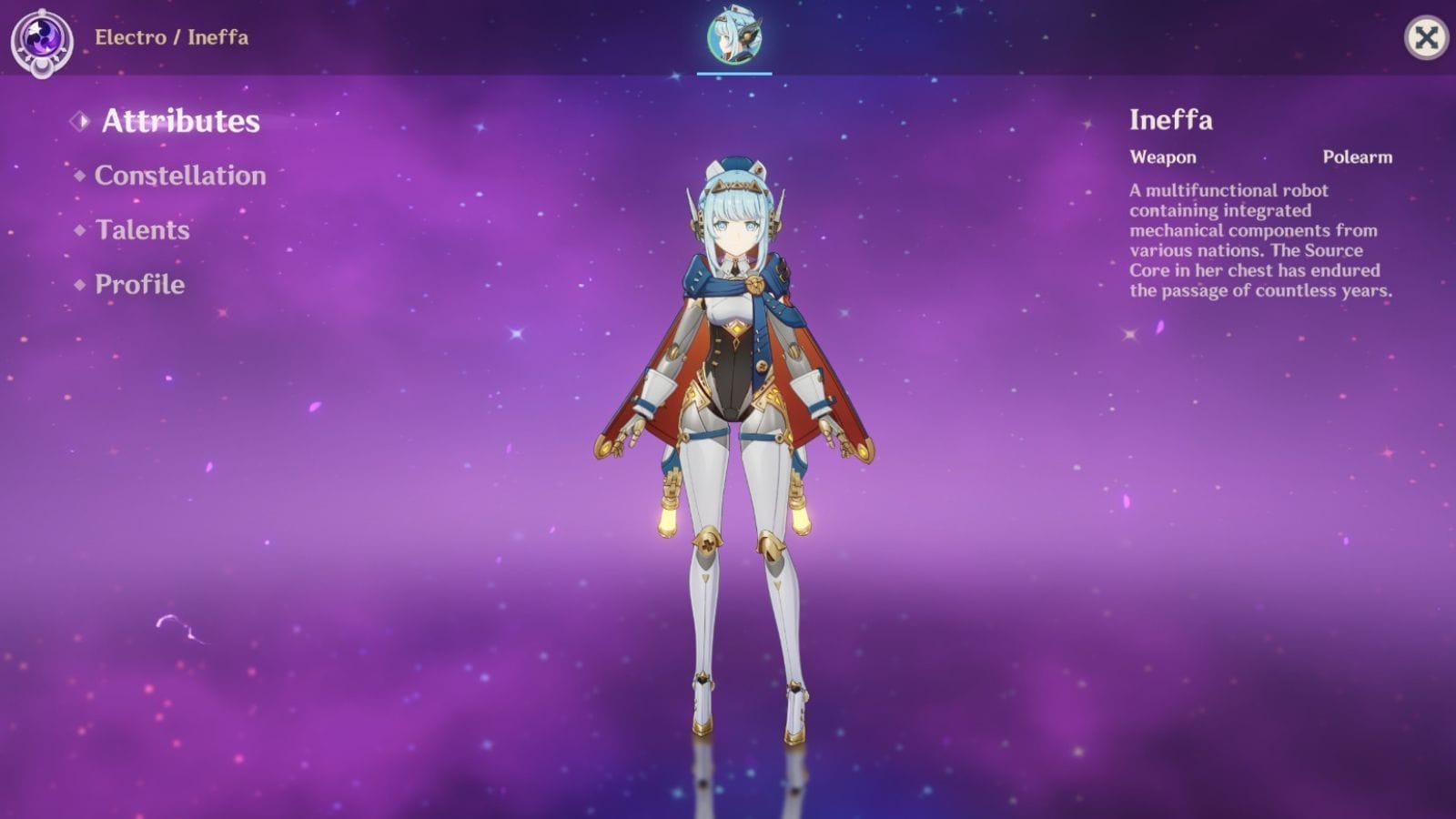 Columbina's pull value in Genshin Impact Luna IV (Image via HoYoverse)