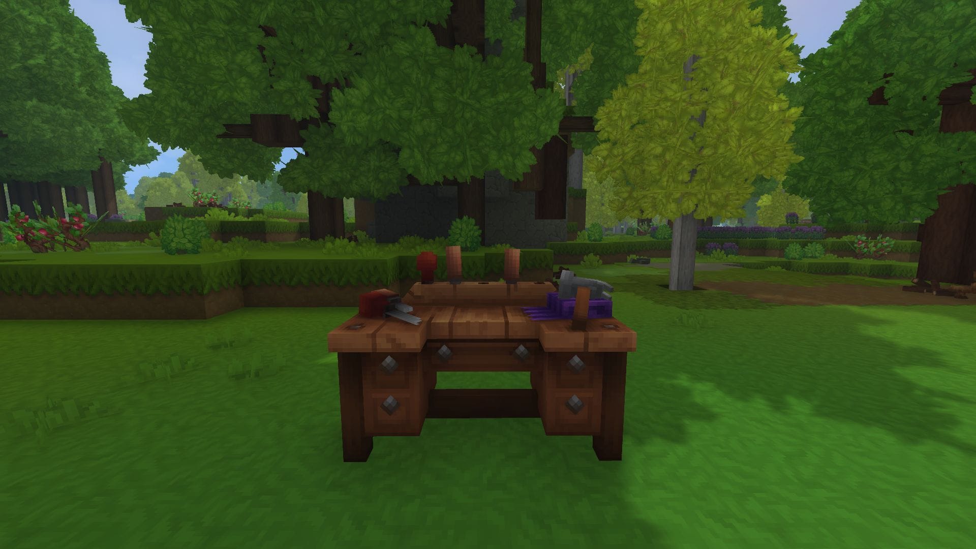 How to make and use Furniture Workbench in Hytale
